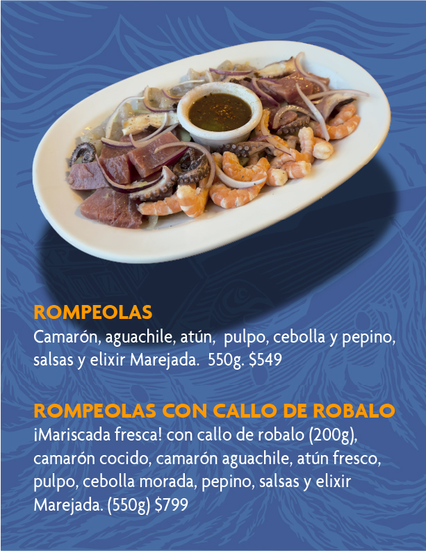 Marejada menu rompeolas