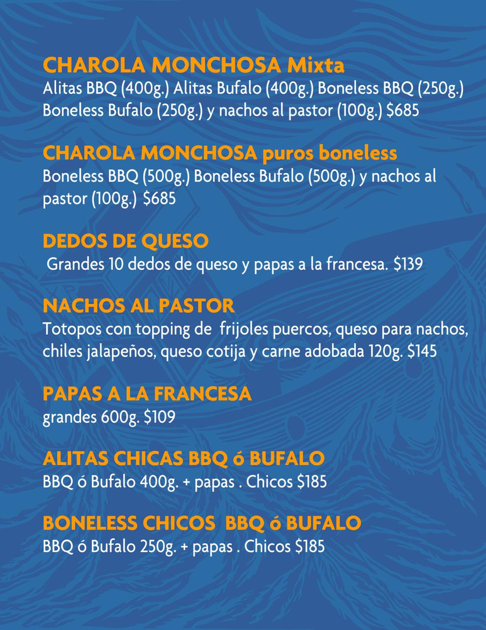 Marejada menu