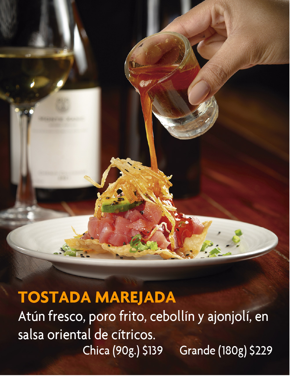 Marejada menu tostada marejada