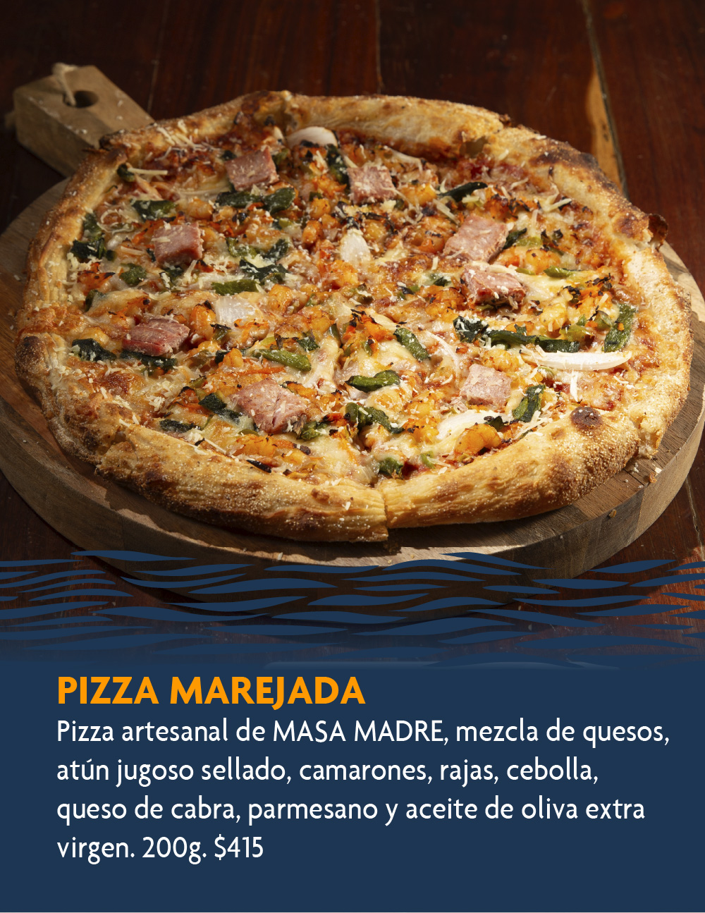 Marejada menu pizza marejada